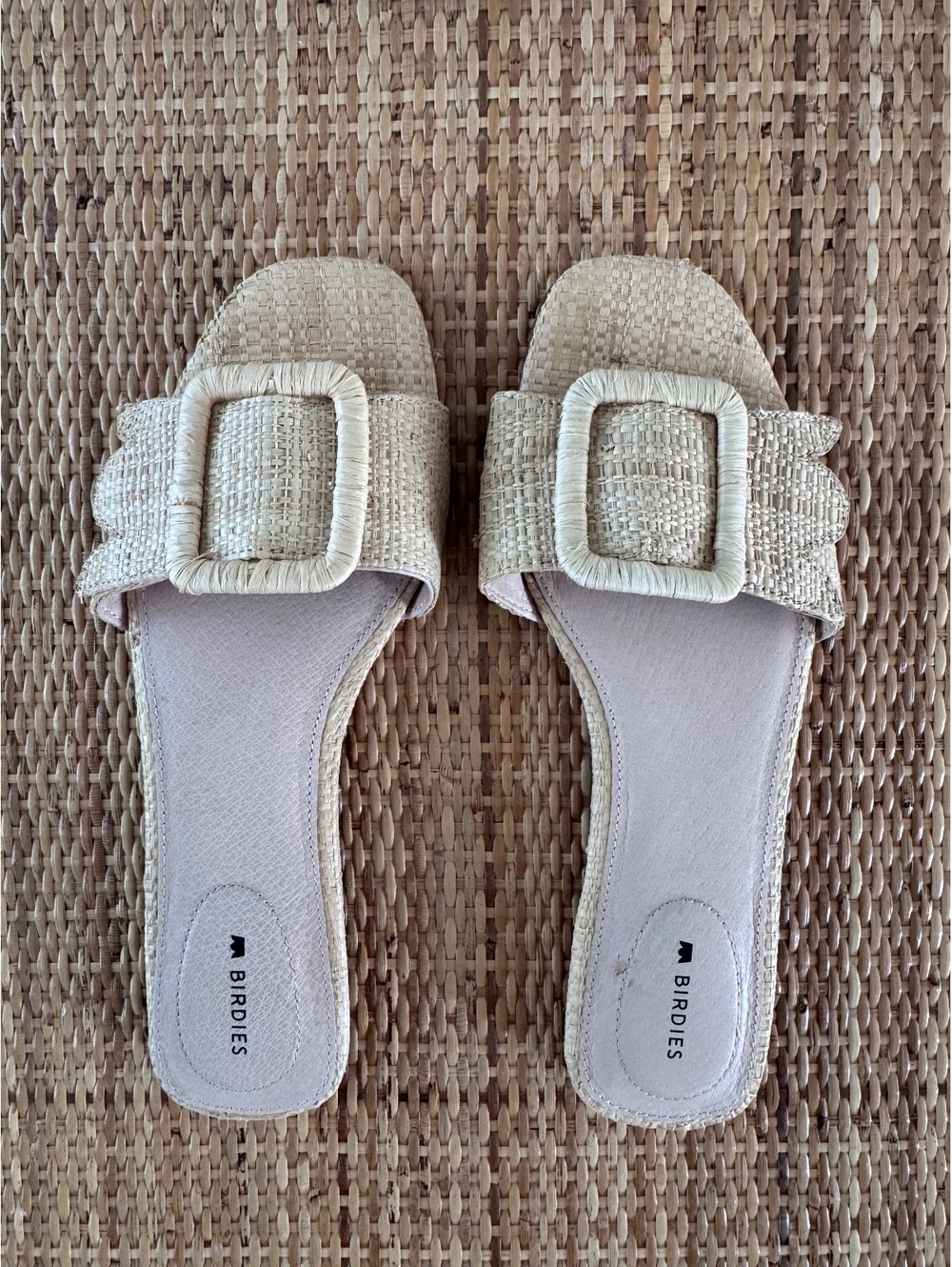 Birdies Raffia Slides